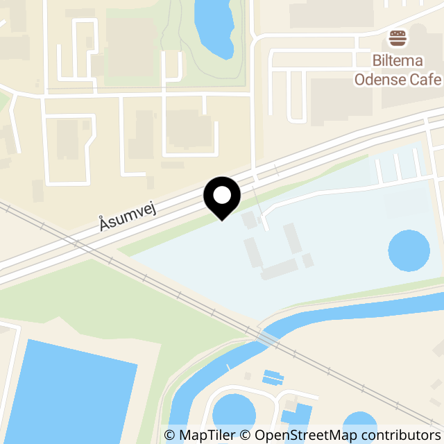 Kort over Åsumvej 5