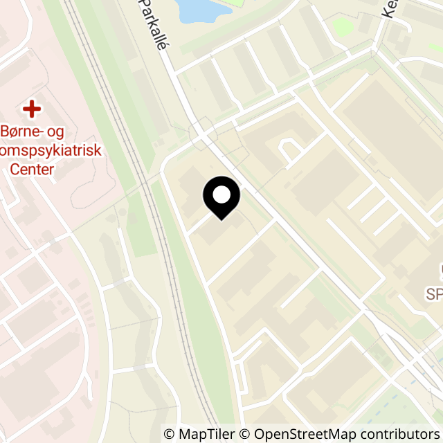 Kort over Lersø Parkallé 109