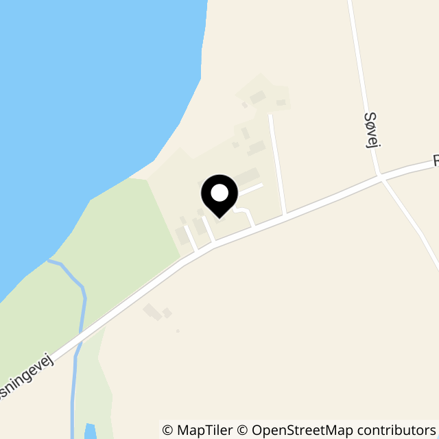 Kort over Rosningevej 9