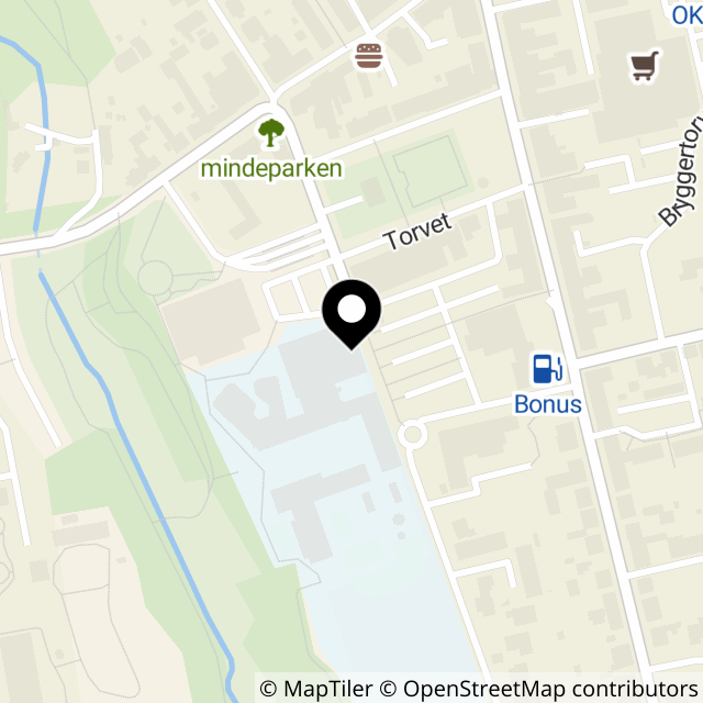 Kort over Tinghusvej 16