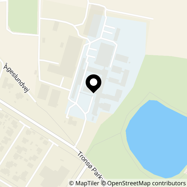 Kort over Tronsø Parkvej 40