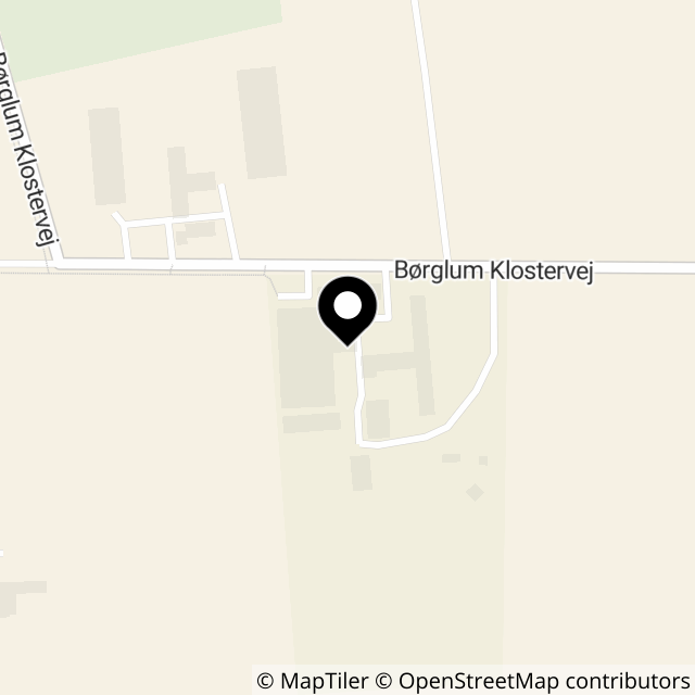 Kort over Børglum Klostervej 84