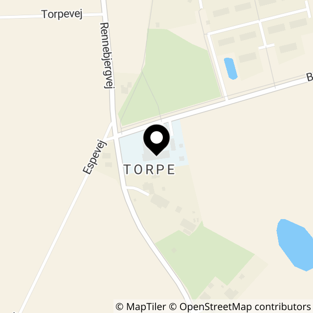 Kort over Borgbjergvej 13