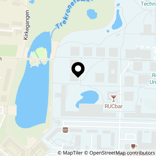 Kort over Universitetsvej 9