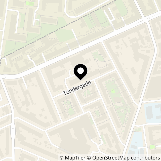 Kort over Tøndergade 16, 3.
