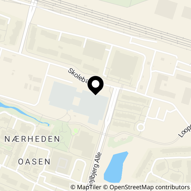 Kort over Skolebakken 1