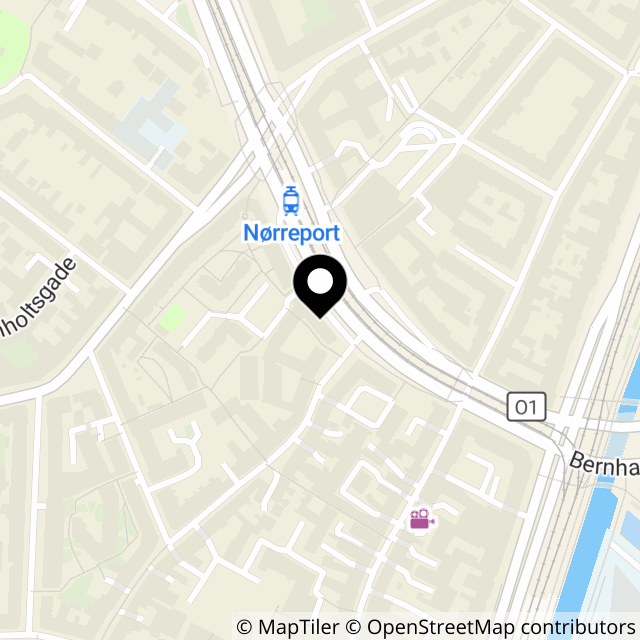 Kort over Nørreport 17