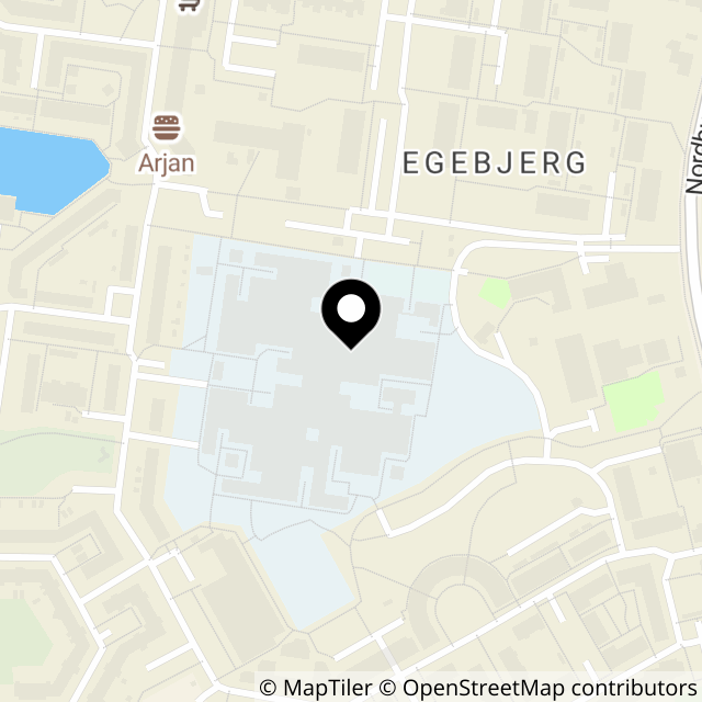 Kort over Egebjergvang 80