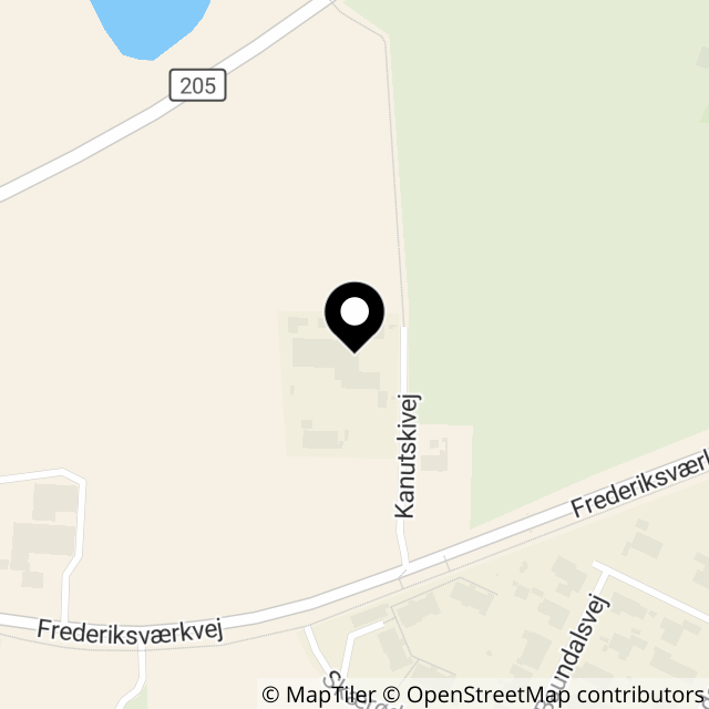 Kort over Kanutskivej 5