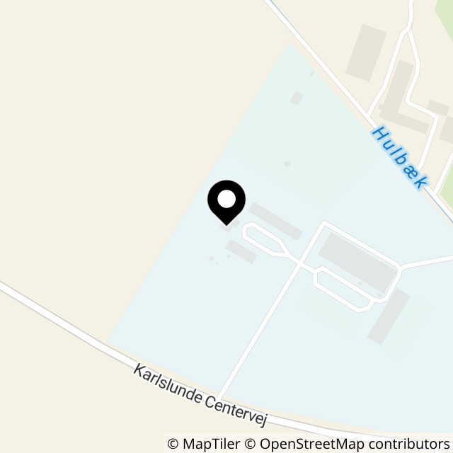 Kort over Karlslunde Centervej 85