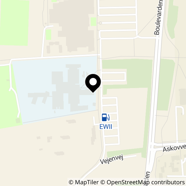Kort over Petersmindevej 3