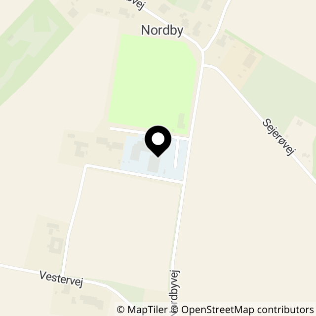 Kort over Nordbyvej 3