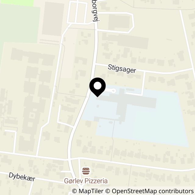 Kort over Kalundborgvej 8