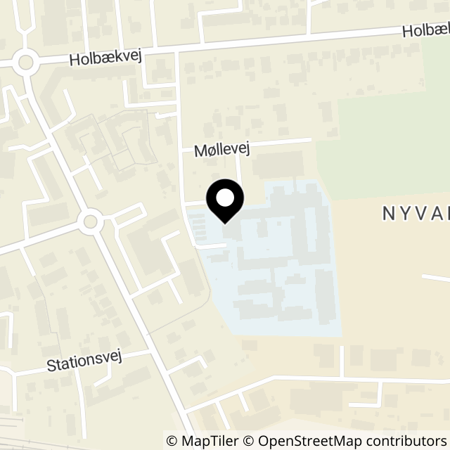 Kort over Møllevej 10