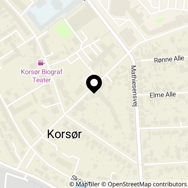 Kort over Dahlsvej 8