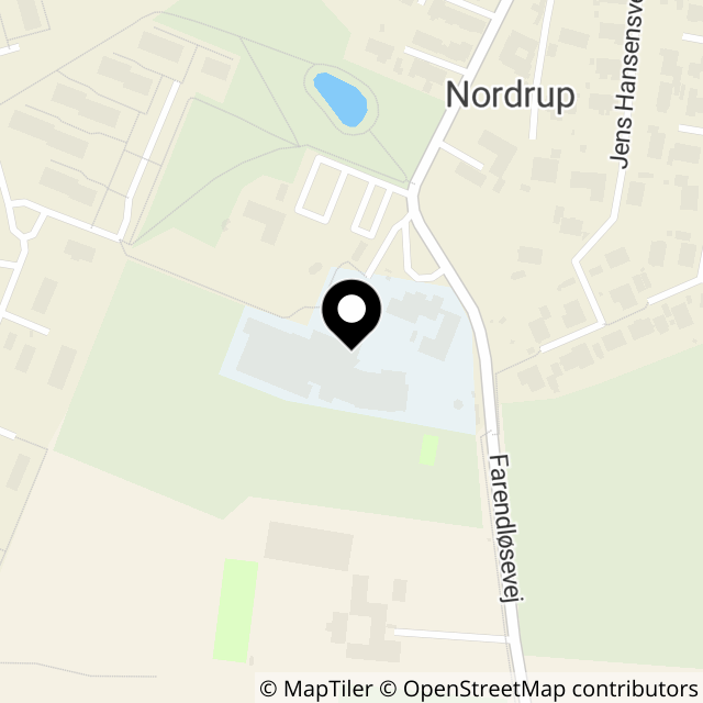 Kort over Farendløsevej 20