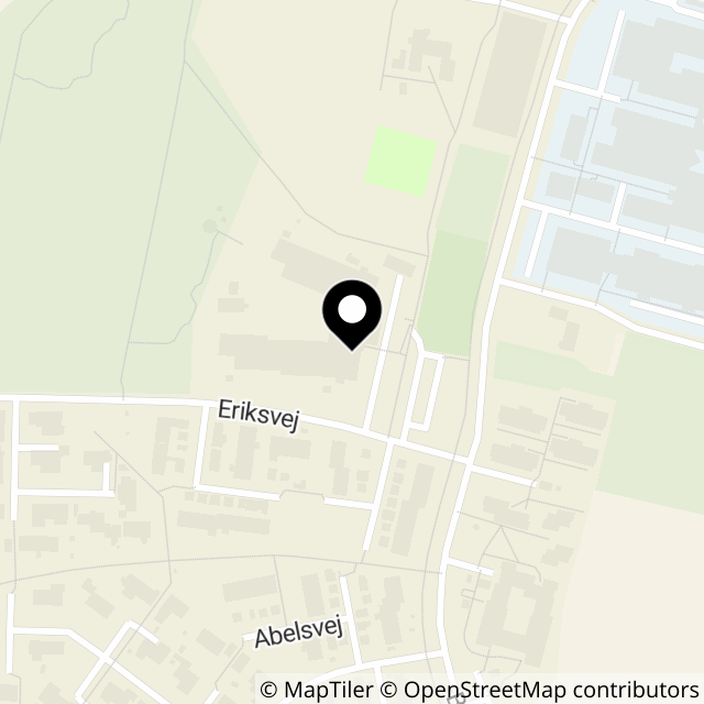 Kort over Eriksvej 4