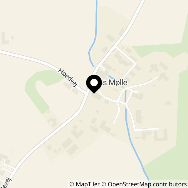 Kort over Nebs Møllevej 94