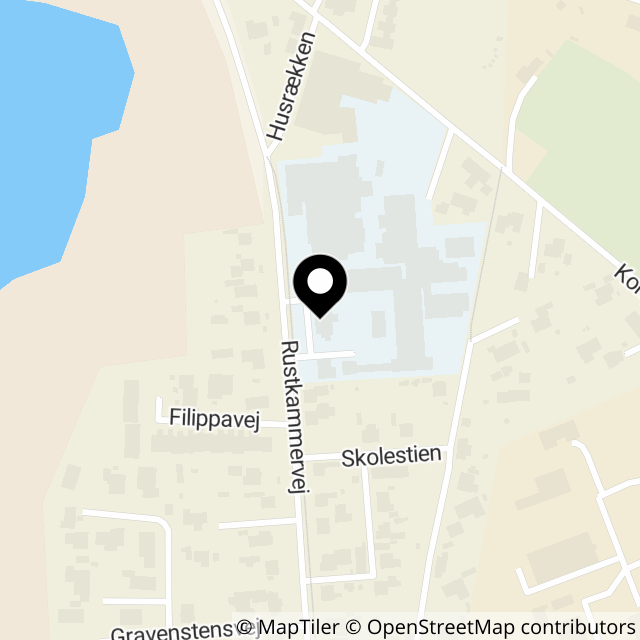 Kort over Rustkammervej 76