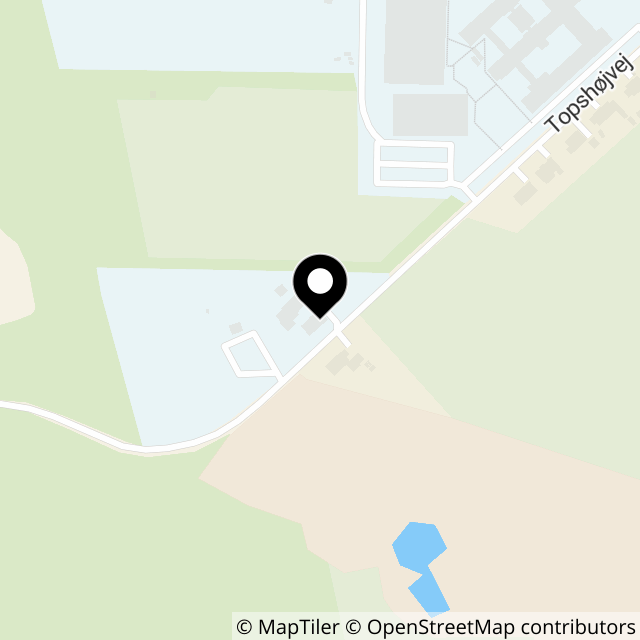 Kort over Topshøjvej 60