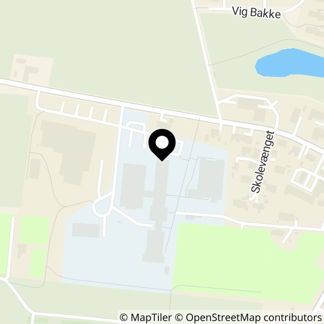Kort over Ravnsbjergvej 23