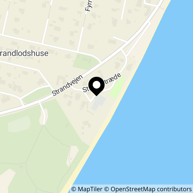 Kort over Strandstræde 3