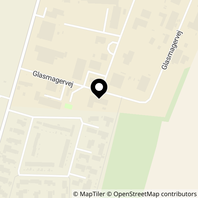 Kort over Glasmagervej 4