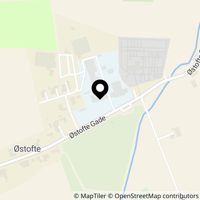 Kort over Østofte Gade 42