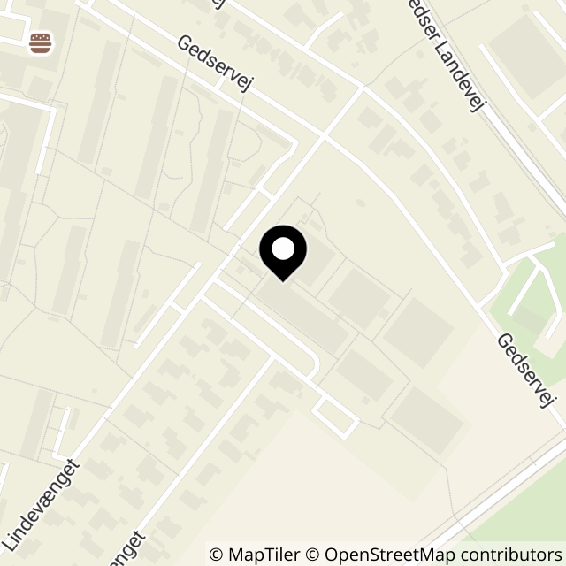 Kort over Lindevænget 1