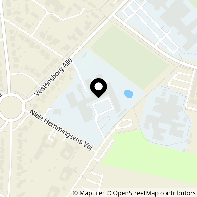 Kort over Poul Martin Møllersvej 3