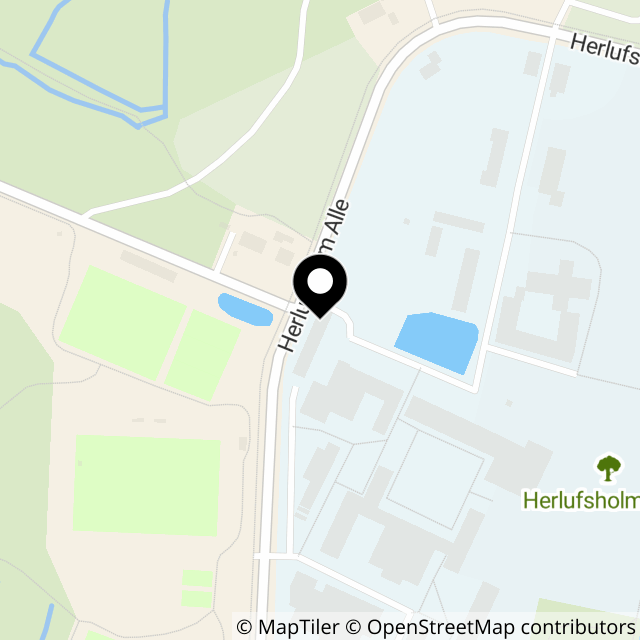 Kort over Herlufsholm Allé 170