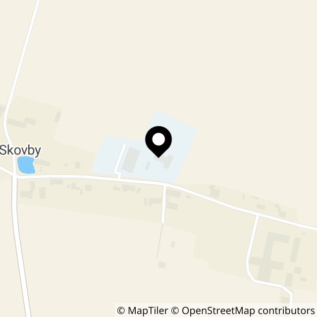 Kort over Skovby Tværvej 10