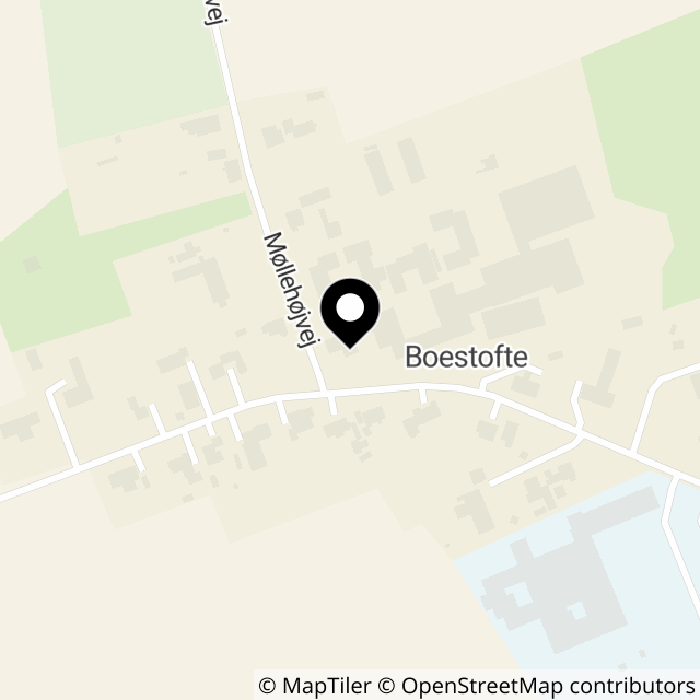 Kort over Boestoftevej 58