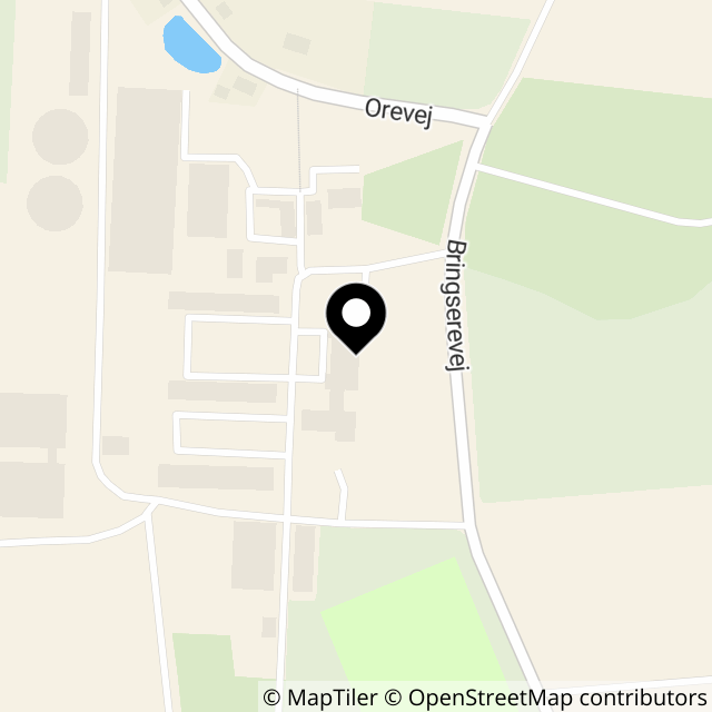 Kort over Bringserevej 2