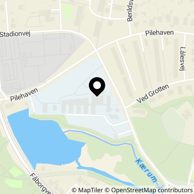 Kort over Stadionvej 10