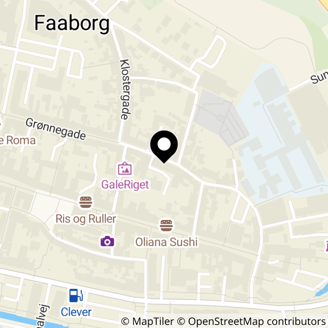 Kort over Grønnegade 40