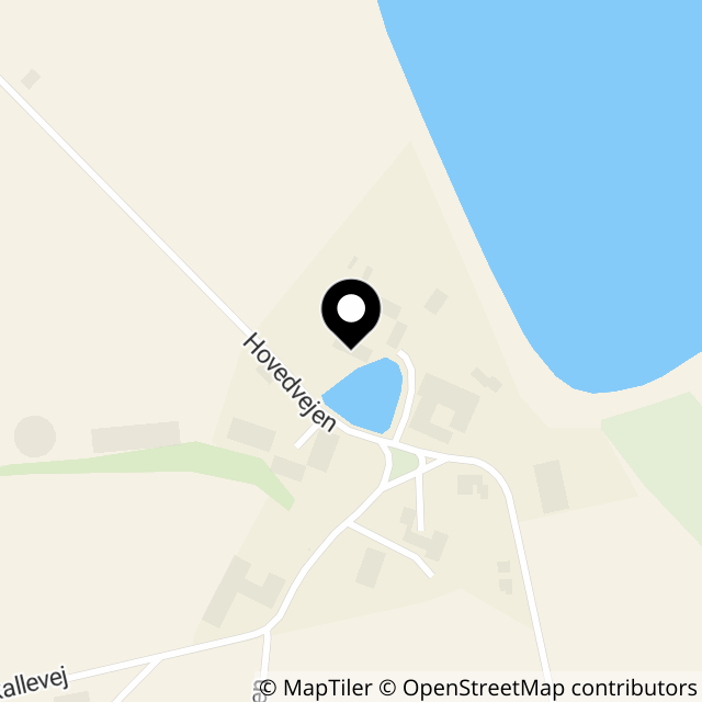 Kort over Hovedvejen 51, Avernakø