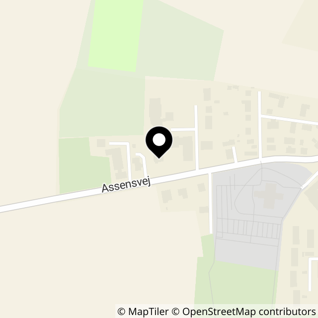 Kort over Assensvej 8