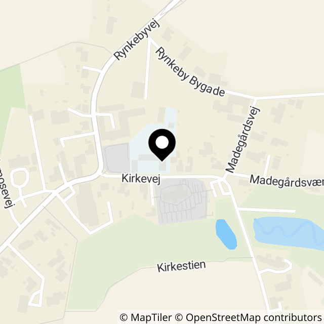 Kort over Kirkevej 5
