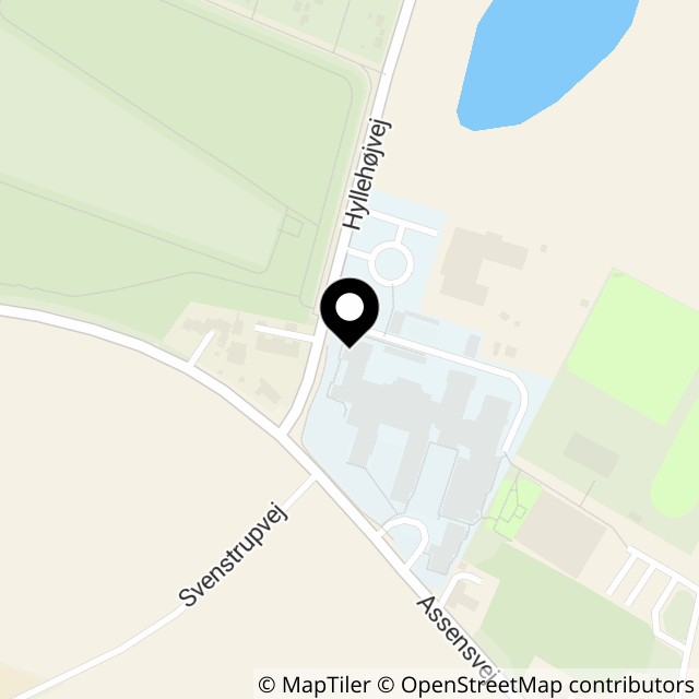 Kort over Hyllehøjvej 19