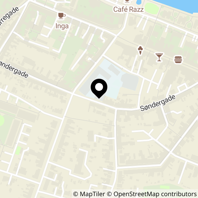 Kort over Søndergade 41