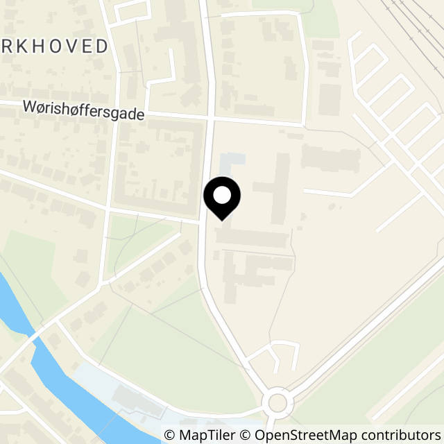 Kort over Svanedamsgade 2