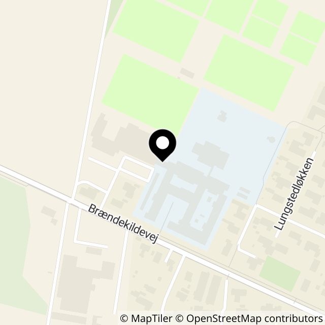 Kort over Brændekildevej 30