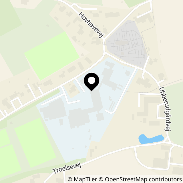 Kort over Ubberudvej 30
