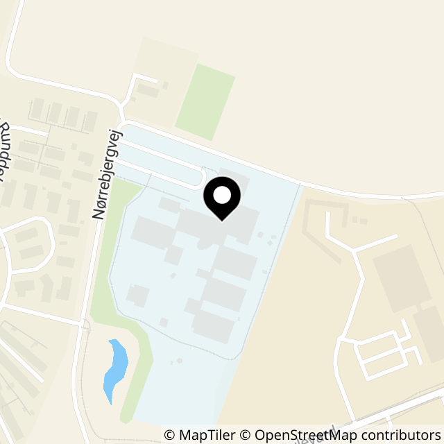 Kort over Nørrebjergvej 7
