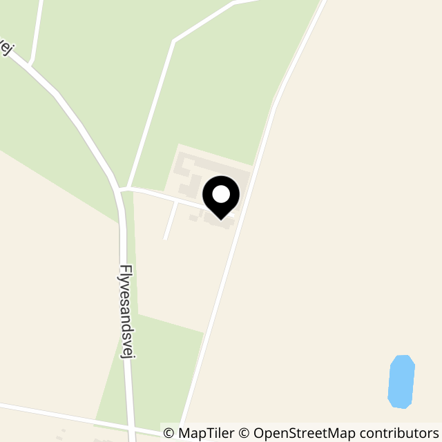 Kort over Flyvesandsvej 27