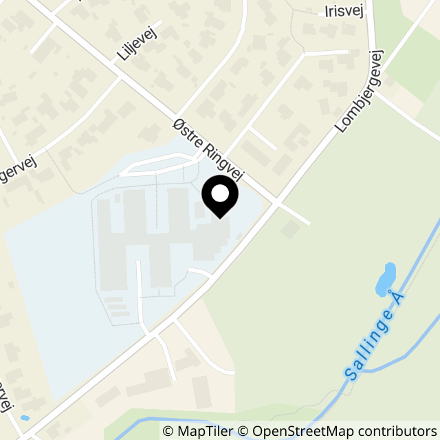 Kort over Østre Ringvej 2