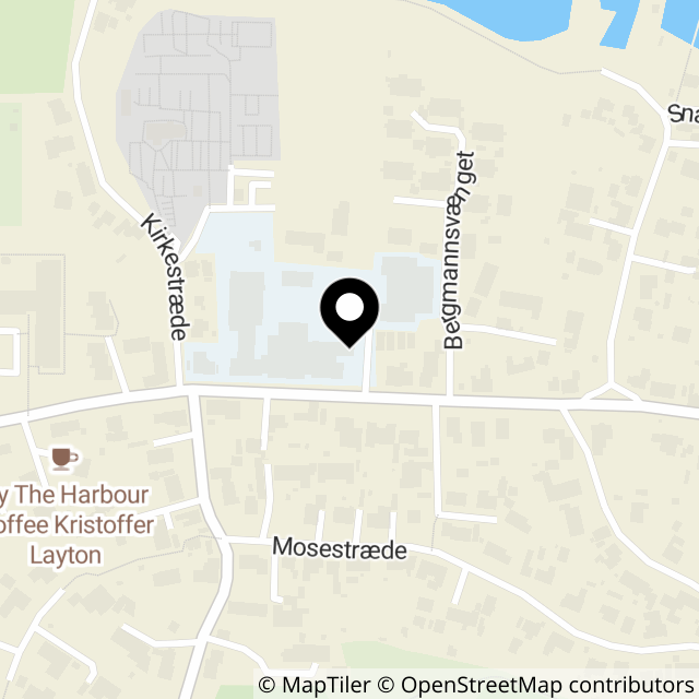 Kort over Bergmannsvej 25, Thurø