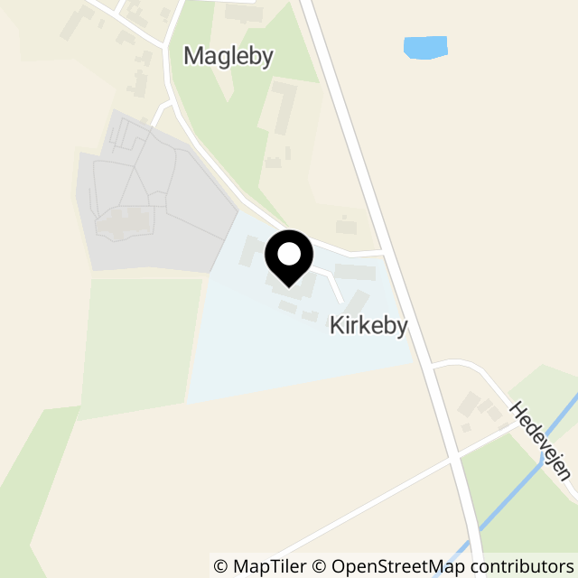 Kort over Kirkeby 20A