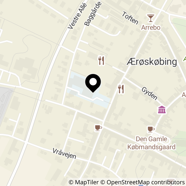 Kort over Vestergade 52 A